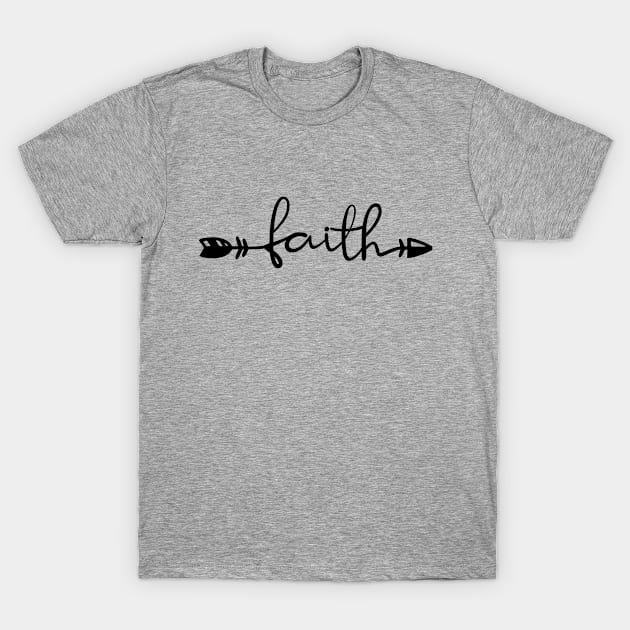 Faith Arrow, Christian Design T-Shirt by ChristianLifeApparel